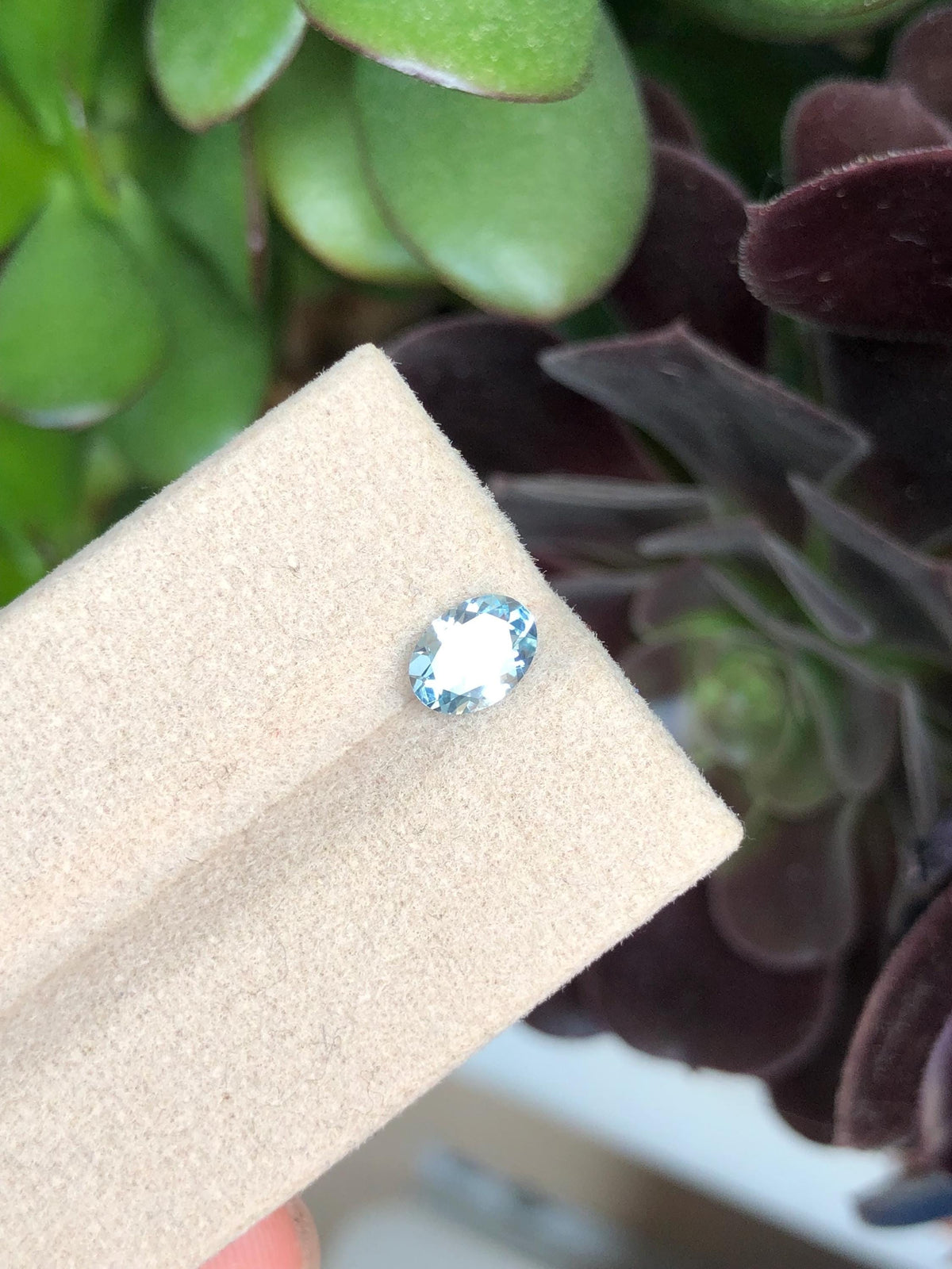 Natural sky blue Aquamarine 0,73 ct