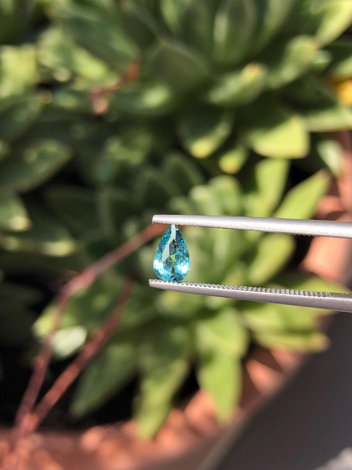 Natural Parti-Color Blue Tourmaline 0.46 ct