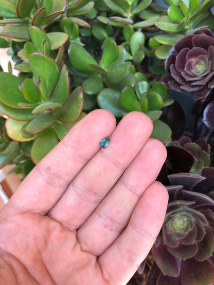 Natural Parti-Color Blue Tourmaline 0.46 ct