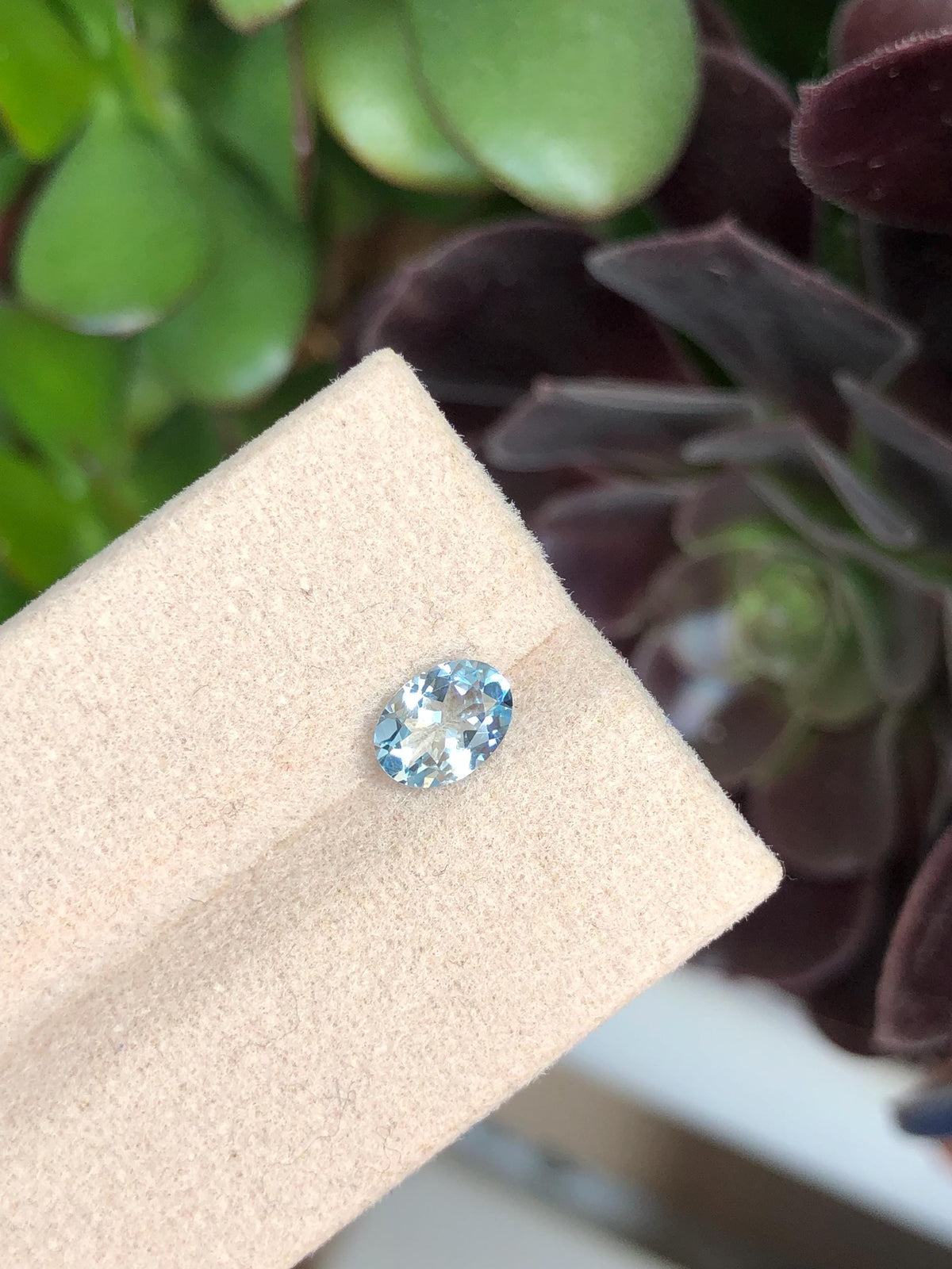 Natural sky blue Aquamarine 0,73 ct