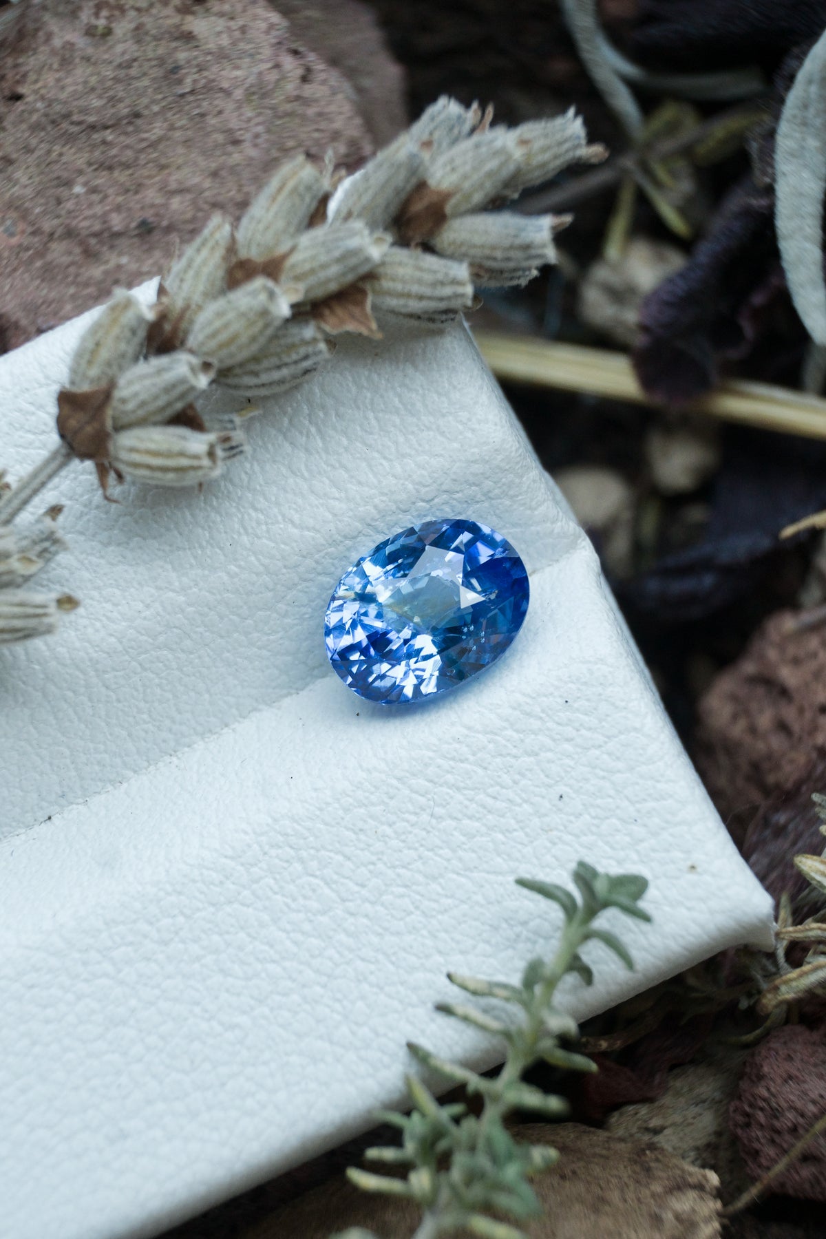 Zaffiro Ceylon 100% naturale 2.01 Ct