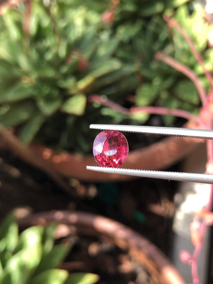 Natural Red Rubellite Tourmaline 2.07 ct, Afghanistan
