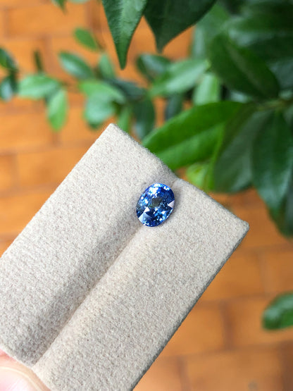 Zaffiro Ceylon 100% naturale 2.01 Ct