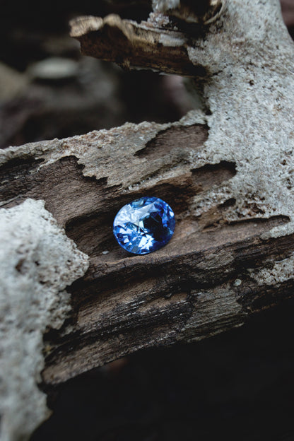 Zaffiro Ceylon 100% naturale 2.01 Ct