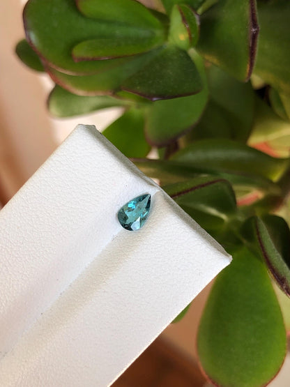 Natural Parti-Color Blue Tourmaline 0.46 ct
