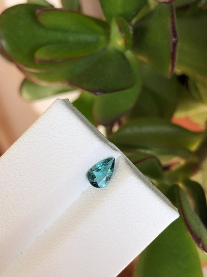Natural Parti-Color Blue Tourmaline 0.46 ct
