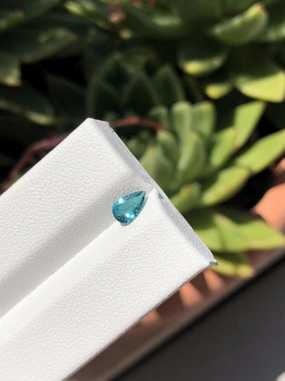 Natural Parti-Color Blue Tourmaline 0.46 ct