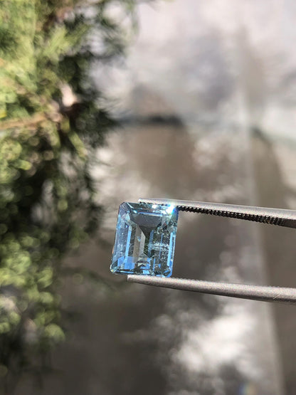 Natural Blue Aquamarine 4.14 ct, Pakistan