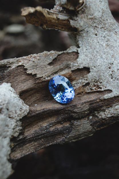 Zaffiro Ceylon 100% naturale 2.01 Ct
