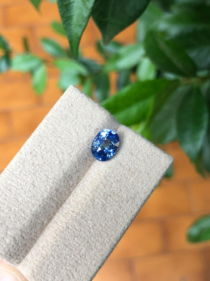 Zaffiro Ceylon 100% naturale 2.01 Ct