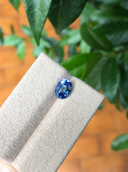 Zaffiro Ceylon 100% naturale 2.01 Ct