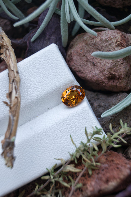 Natural Orange Mali Garnet 1.13 Ct, Mali
