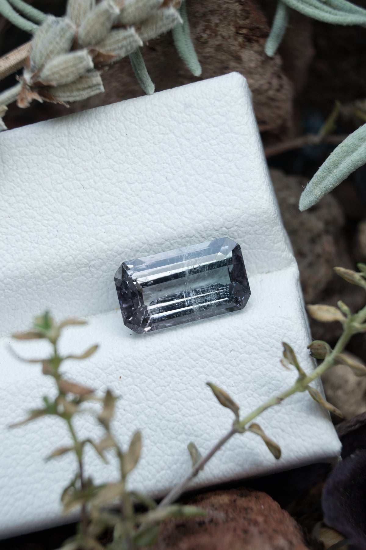 Natural Rare Metallic Grey Tourmaline 2.51 ct
