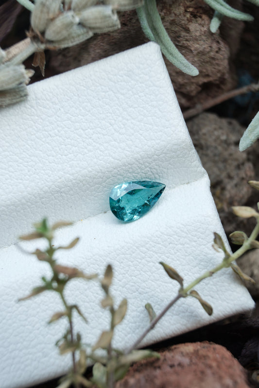 Natural Parti-Color Blue Tourmaline 0.46 ct