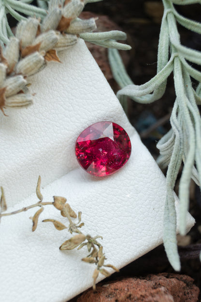 Natural Red Rubellite Tourmaline 2.07 ct, Afghanistan