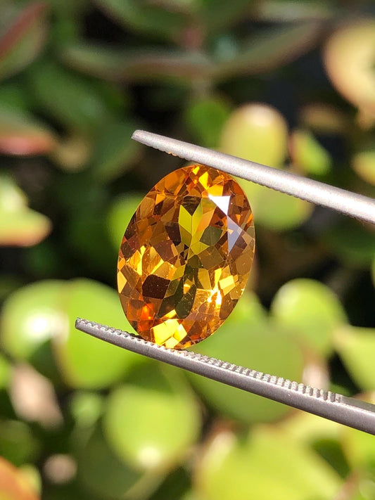Natural Orange Citrine Quartz 4.95 ct, Brasil