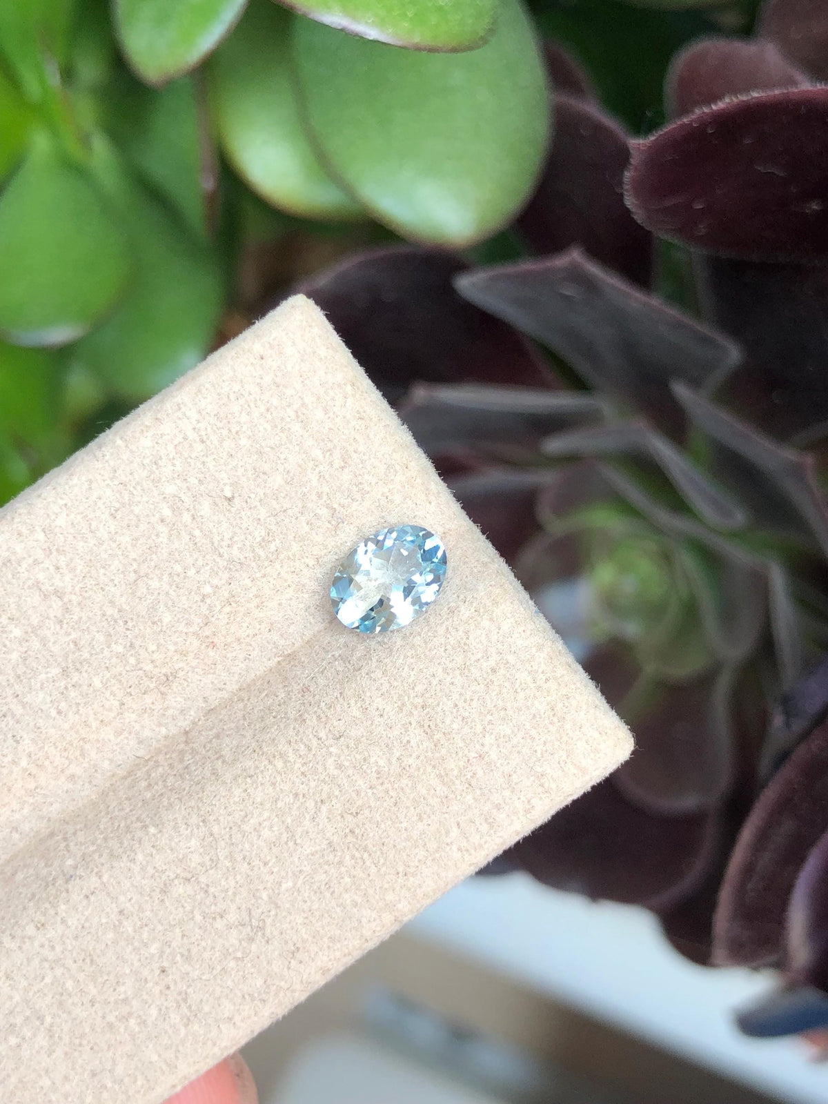 Natural sky blue Aquamarine 0,73 ct