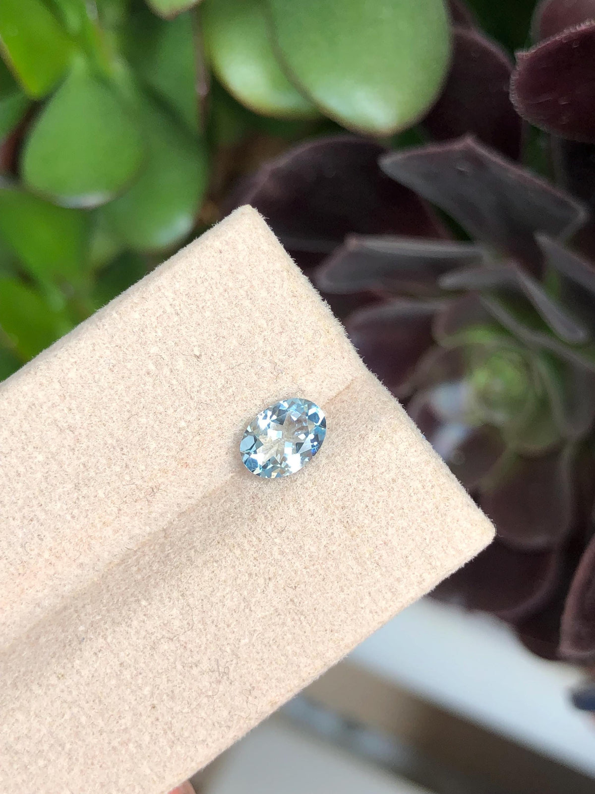 Natural sky blue Aquamarine 0,73 ct
